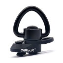 Trirock スリングスイベルマウント 1.14インチハート形スリングスイベルアダプター Keymod対応 両用タイプ クイック着脱式（ブラック）