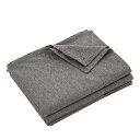 敷きシーツ シングル 150x250cm フラットシーツ ベッドシーツ オーガニックコットン アッパーシーツ 洗いざらしの綿100% 無地 グレー(3)