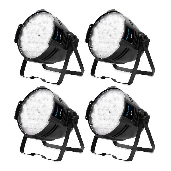 BETOPPER 舞台照明 54*2W LED スポットライトLC003-H ステージライト ステージ照明 ストロボ効果照明 DMX512 2/4CH パーティライト DJ light クラブライト 高輝度 照明/舞台/暖色系/演出/結婚式/パーティー/