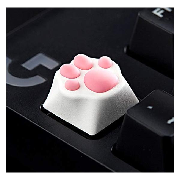 Byhooカスタムゲームキーキャップ 金属猫の手のひらのキーキャップ ESCキー用Cherry MX Switchメカニカルキーボードのキーキャップ FPSMOBAゲーマーやキーボード愛好家に適しています