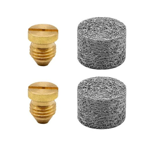 DERASLフォームキャノンオリフィスノズル先端 金属制 フォームランス用 オリフィスのスクリューのノズル メッシュフィルタ 2pcs (ノズルとフィルタ セット) DERASLフォームキャノンオリフィスノズル先端 金属制 フォームランス用 オリフィスのスクリューのノズル メッシュフィルタ 2pcs (ノズルとフィルタ セット)