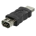 eightNice Firewire USB 2.0 IEEE 1394 6ピン オス to メス アダプタ コンバータコネクタ (1個入)