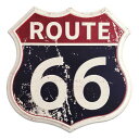 (Route 66) - SUDAGEN Route 66 Signs Vintage Road Signs with Polygon Metal Tin Si...
