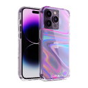 yRۗϏՌeXg3.0mNAz Case-Mate iPhone 14 Pro p P[X nCubhP[X \[v ou Soap Bubble - Iridescent CM049796