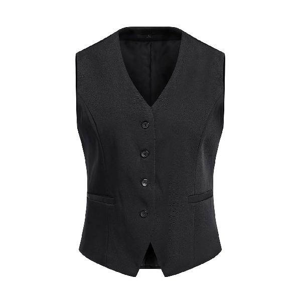 ベスト レディース 単品 事務服 オフィス 制服 ベスト レディースベスト 事務服ベスト 単品 女性用 オフィス 4つボタン おしゃれ 着痩せ 面接 上品 大きいサイズ