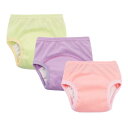 Enfants Cheris トレーニングパンツ ベビー キッズパンツ トレパン 男児 おねしょ トイレトレーニングパンツ 男の子 女の子 中股6層 3枚組 オ...