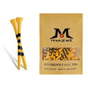 MAZEL (マゼル) ゴルフティー ウッドティー ロングティー 70mm/83mm (50本入り(イエロー))