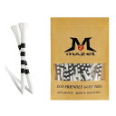 MAZEL (マゼル) ゴルフティー ウッドティー ロングティー 70mm/83mm (50本入り(ホワイト))