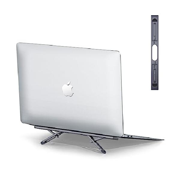 nedea折りたたみ可能ノートパソコンスタンド ノートパソコン冷却スタンド ノートパソコン傾斜スタンド 人間工学に適したノートパソコンデスク脚 ノートパソコンキーボードスタンドパイプとMacBook Air Proの互換性 デル HP レノボより10-1