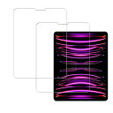 【2枚セット】KPNS 日本素材製 強化ガラスiPad Pro 12.9インチ iPad Pro 12.9 第6世代 M2 2022 iPad Pro 12.9 2021第5世代 iPad Pro 12.9 2020 第4世代 iPad Pro 12.9(2)
