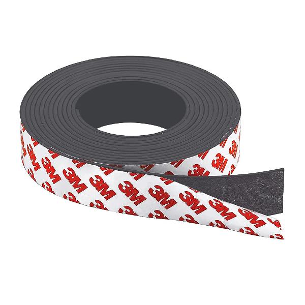 YFFSFDC マグネットシート マグネットテープ 粘着テープ 強力 粘着剤付き ゴム磁石 ロール式 (厚さ2mm×幅20mm 長さ2M)