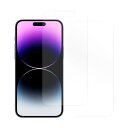 [2枚入り] LOOF iPhone 14 Pro Max 用 保護フィルム 簡単貼り付け 画面保護 ソフトフィルム 気泡なし 傷防止 割れ防止 高透過率 [クリア仕様]