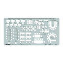 ドラパス テンプレート E507 オフィスレイアウト定規 1:100 A 31507(3)
