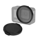 PULUZ 52mm UVレンズフィルター 防水/傷防止 HD光学ガラス アダプターリングとレンズキャップ付き GoPro HERO11 Black / Her...