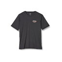 [リップ カール] メンズ 半袖 ラッシュガードTシャツ (UPF50+UVカット) [ WLY2FM / FADER SS SURFLITE ] 海 WASHED BLACK S