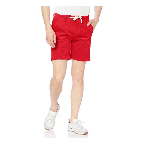 [リップ カール] メンズ ハーフパンツ (コーデュロイ)[ R01-613 / CORD WALKSHORTS ] ハーフ おしゃれ RED_レッド M