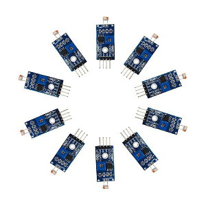 OSOYOO デジタル光強度検出 感光性センサーモジュール 高精度な光検出器 センサー敏感度可調整 4ピン Arduinoと互換 10個セット