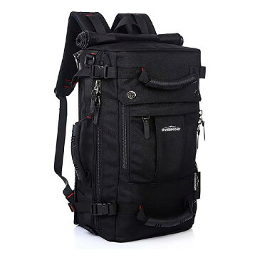 Overmont 登山リュック40L 大容量 3WAY バックパック 15.6インチPC リュックサック スクエア 防水 アウトドア 防災 旅行