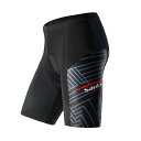 Santic サイクルパンツ メンズ レーサーパンツ サイクリングパンツ 春夏用 ロードバイク パンツ 自転車 5142-ブラック XL(4)