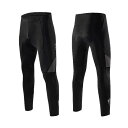 Santic サイクルパンツ サイクルタイツ サイクリングパンツ レーサーパンツ パッド付き UVカット サイクルウェア 自転車ウエア メンズ Oule-グレー M(4)