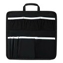 Vancore バッグインバッグ インナーバッグ 軽量 薄型 縦型 横型 バッグ中身整理 リュック用 トートバッグ用 レディース メンズ ナイロン 通勤 旅行 ブラック