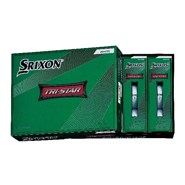 ダンロップ ゴルフボール SRIXON TRI-STAR 2022年モデル 1ダース(12個入り) ホワイト