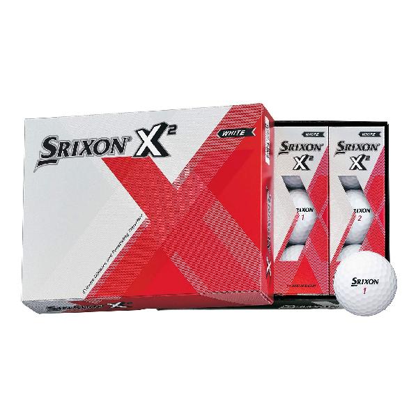ダンロップ(DUNLOP) ゴルフボール スリクソン X2 1ダース(12個入り) ホワイト
