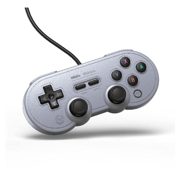 8bitdo SN30 Pro USBゲームパッド有線ゲームコントローラ用 Windows/Switch (Gray バージョン)