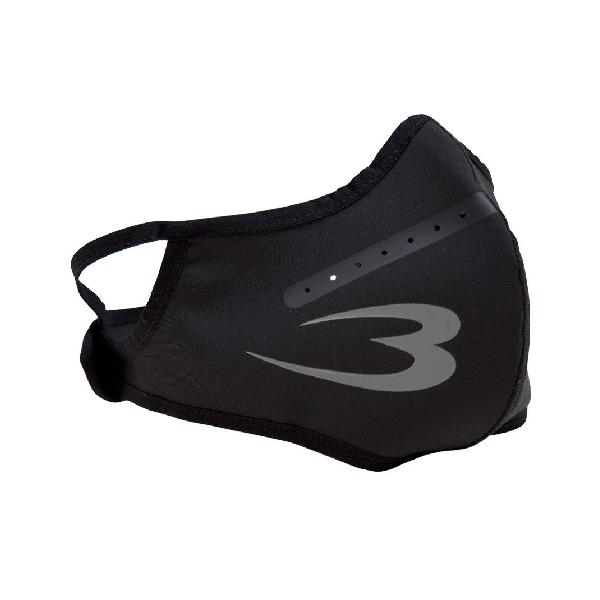 ボディメーカー(BODYMAKER) BMスポーツマスク L／XL チャコールAI036LXLCH [息が下に抜ける 呼吸がしやすい設計] トレーニング用 普段使い ウェットスーツ素材 ジム フィットネス マスク