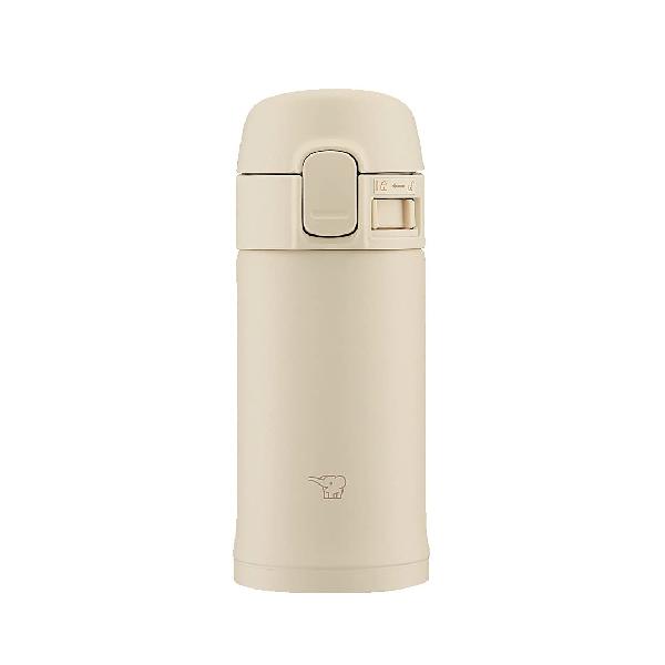 象印 (ZOJIRUSHI) 水筒 ワンタッチ ステンレスマグ 0.2L ベージュ SM-PD20-CM