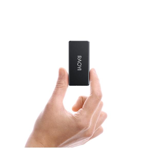 RAOYI OtSSD 500GB USB3.1 Gen2 |[^uSSD ~jSSD ]x550MB/b(ő) Type-CɑΉ PS4/bvgbv/X-boxɓKp ^ ϏՌ hH 