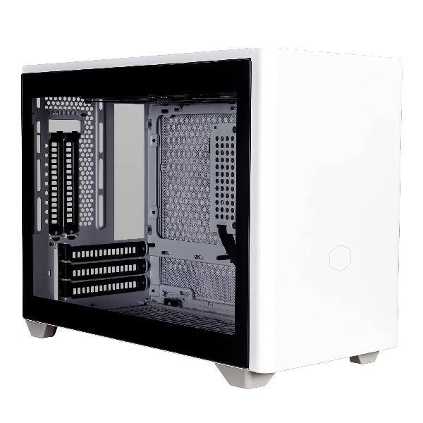 Cooler Master MasterBox NR200P ホワイト Mini-ITX/DTX PCケース 強化ガラスパネル付属 SFX電源対応 CS7903 MCB-NR200P-WGNN-S00