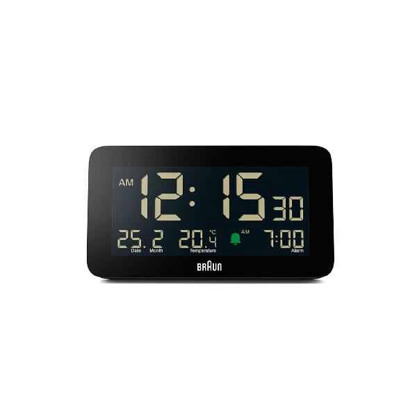 BRAUN Digital Alarm Clock BC10B