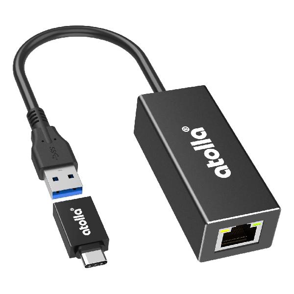 atolla USB3.0 LANץ ͭLAN RJ45 [10/100/1000MbpsĶ®/ӥå ͥå̿] USB3.0 Type C LANѴץ ̳ Nintendo Switch/Windows/Mac