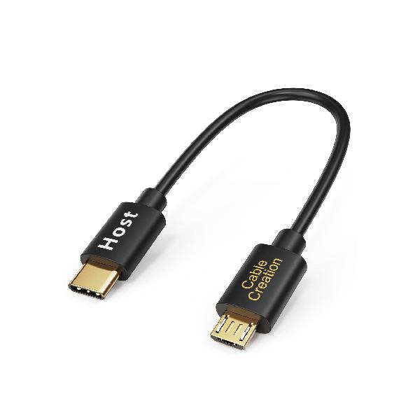 Type USB C to Micro USB、 CableCreation USB 2.0 C to Micro USB 充電&データ転送ケーブル Galaxy S8/S8 Plus、Google Pixel 2 XL & その他のアンドロイドデバイス