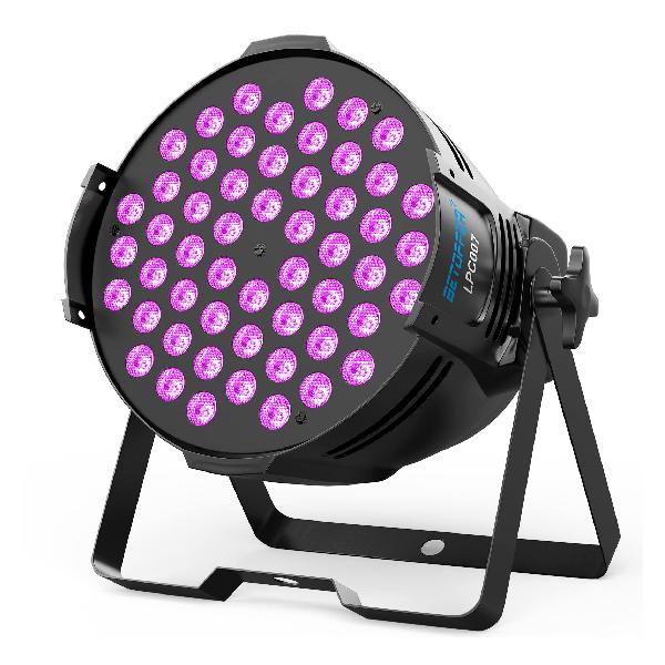 BETOPPER Ɩ Xe[WCg 54x3W LED Par Light RGB DMX512 /TEhANeBx[gDJCg Jt Party Light foro/ƖpCg z[p[eB[/fBXR/p[eB[/KTV/