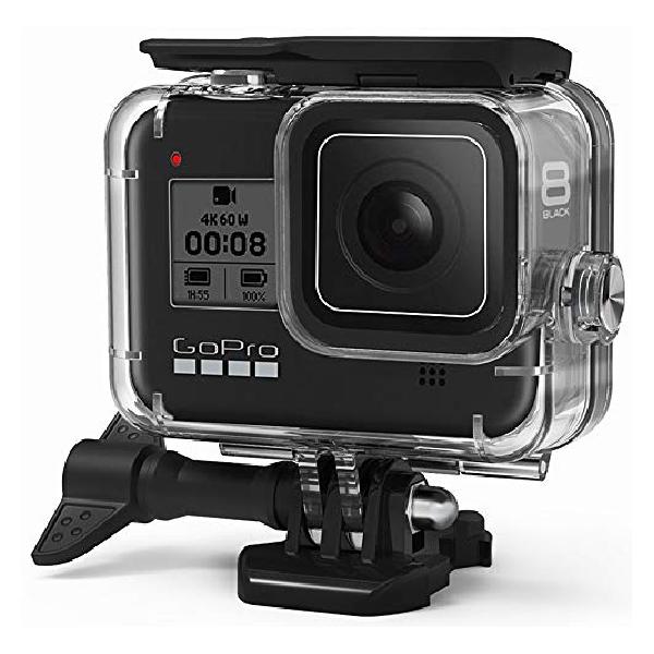 GoPro HERO 8 Blackブラック対応 | 60m水深ダイビング| 防水防塵保護ハウジング| Go Pro Hero8 アクションカメラ対応