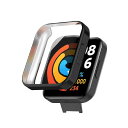 Comtax for Xiaomi Redmi Watch 2 lite یP[X Case \tg TPUގ ҂Ή C菝h~ y ^ hՌ P[X (ubN)