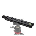 カメラレール ノダルスライド 200mm クイックリリースプレートクランプ Dリングネジ付き デジタル一眼レフ三脚 一脚ボールヘッド パノラマクローズアップ撮影...