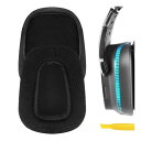 Geekria C[pbh Comfort ݊ pbh Logitech G533A G633A G635A G933A G935 wbhzɑΉ pbh C[/C[Jbv (bVt@ubN/ubN)