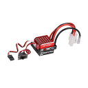 GoolRC 60A ESC RCカーESC ブラシ付き電動スピード コントローラー 6V/ 2A BEC 1/ 10 Traxxas TRX-4 Trx-6 D90 HSPRedcat RC 4WDタミヤアキシャルSCX10 HPI DIY RCカー用