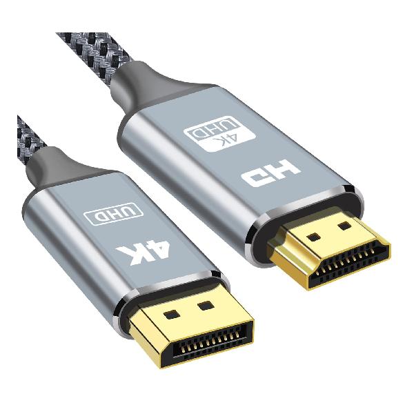 Display-Port to HDMI ϊP[u 4K 𑜓x 3M fBXvC-|[g to HDMI IXɃIX ϊP[u rfI I[fBIo g[hƃ~[[hΉ ϋv iC҂ P[u PC HDTV vWF