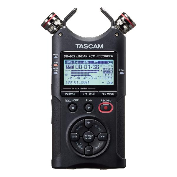 TASCAM タスカム - USB オーディオインターフェース搭載 4チャンネル リニアPCMレコーダー DR-40X