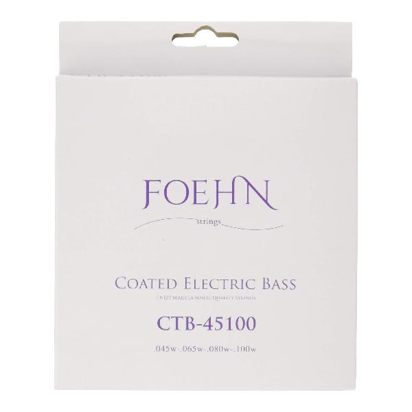 FOEHN CTB-45100 Coated Electric Bass Strings Regular LightR[eBOGLx[X45-100