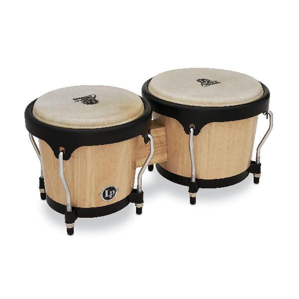 LP エルピー ボンゴ Aspire Wood Bongos Black Hardware LPA601-AW