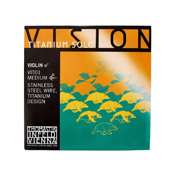 Vision Titanium solo ヴィジョンチタニウムソロ ヴァイオリン弦 E線 ステンレススチールワイヤー 4/4 チタニウムデザイン VIT01