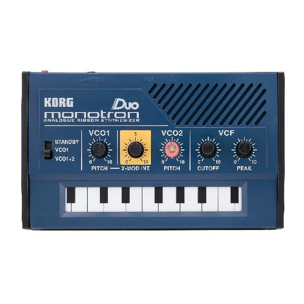 KORG 手のひらサイズ アナログ シンセサイザー monotron DUO モノトロン デュオ シンプルなレイアウトで入門用に最適 スピーカー内蔵 ヘッドフォン使用可 どこでも使えるコンパクトサイズ