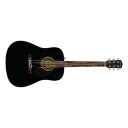 Fender アコースティックギター CD-60S Dreadnought、 Walnut Fingerboard、 Black ソフトケース付属【ブランド】Fender