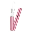Vラインヒートカッター vio 女性 2022新モデル アンダーヘアヒートカッター USB充電式 LEDライト&360°回転鏡 ビキニライン用トリマー レディースシェーバー ムダ毛処理 静音 日本語取扱説明書 (ピンク)