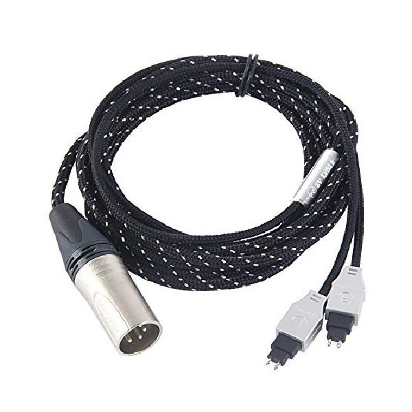 ZY-Cable Sennheiser 交換用アップグレードケーブル HD650 HD600 HD580 HD525 HD565 バランス (4-pin) OCC ZY-002